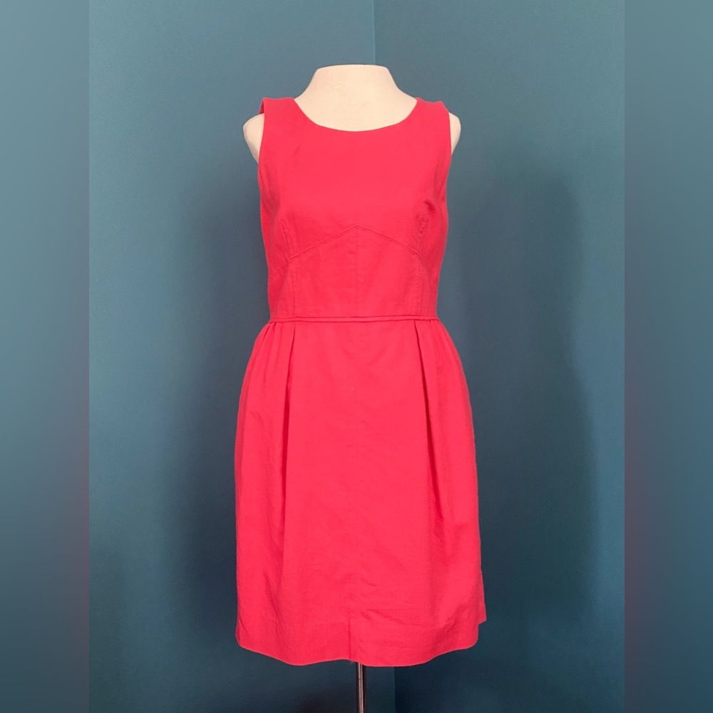 J. Crew Vibrant Pink Mini Dress
